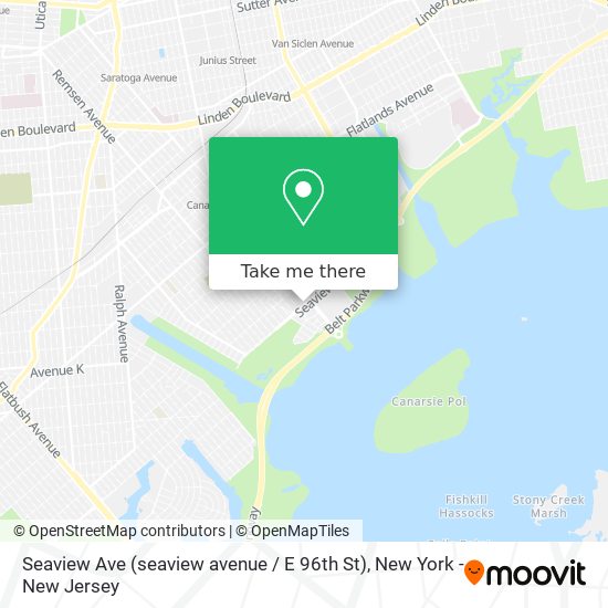 Mapa de Seaview Ave (seaview avenue / E 96th St)
