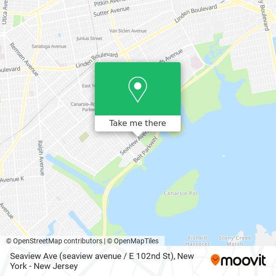 Mapa de Seaview Ave (seaview avenue / E 102nd St)