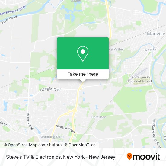 Mapa de Steve's TV & Electronics
