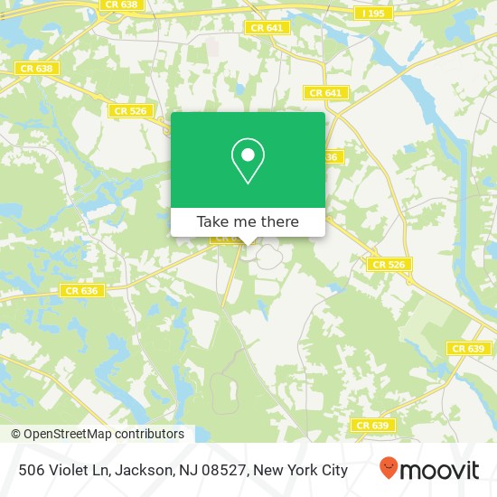 506 Violet Ln, Jackson, NJ 08527 map