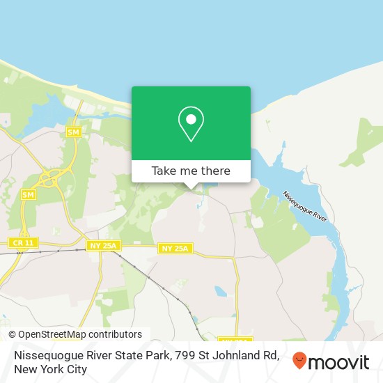 Nissequogue River State Park, 799 St Johnland Rd map