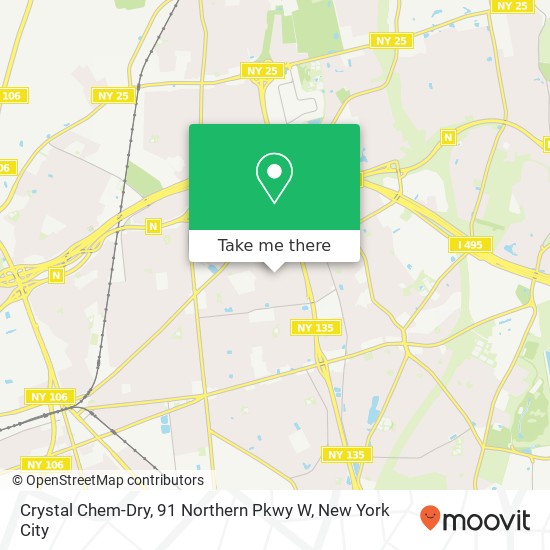 Mapa de Crystal Chem-Dry, 91 Northern Pkwy W