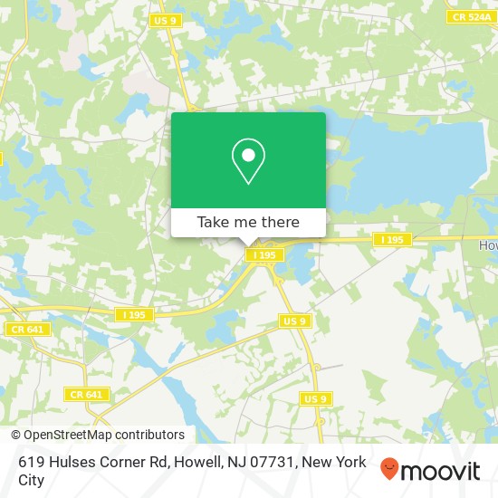 619 Hulses Corner Rd, Howell, NJ 07731 map