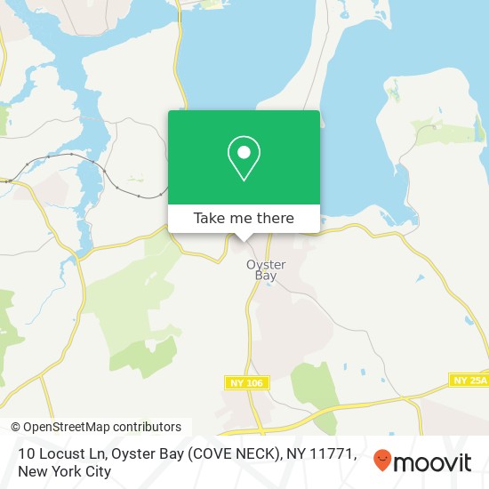 10 Locust Ln, Oyster Bay (COVE NECK), NY 11771 map