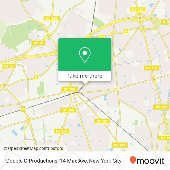 Mapa de Double G Productions, 14 Max Ave