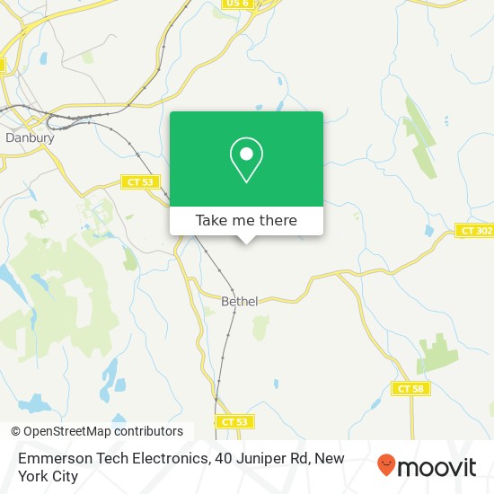 Mapa de Emmerson Tech Electronics, 40 Juniper Rd