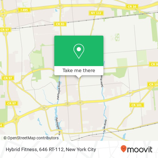 Mapa de Hybrid Fitness, 646 RT-112