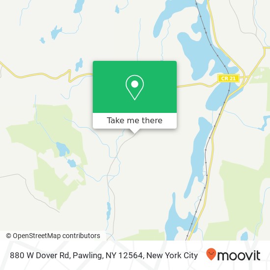 880 W Dover Rd, Pawling, NY 12564 map