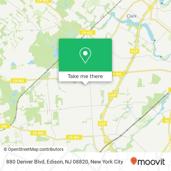 880 Denver Blvd, Edison, NJ 08820 map