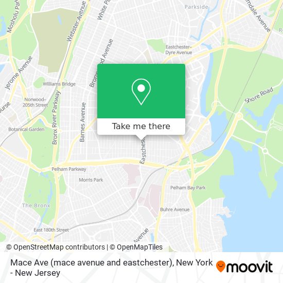 Mapa de Mace Ave (mace avenue and eastchester)