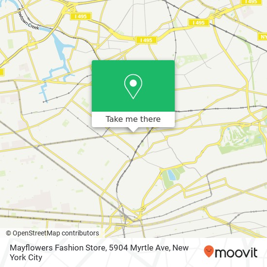 Mayflowers Fashion Store, 5904 Myrtle Ave map