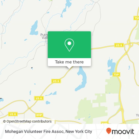 Mapa de Mohegan Volunteer Fire Assoc