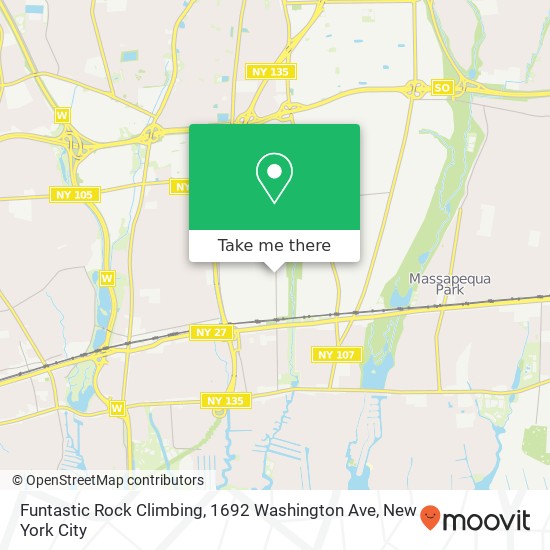 Funtastic Rock Climbing, 1692 Washington Ave map