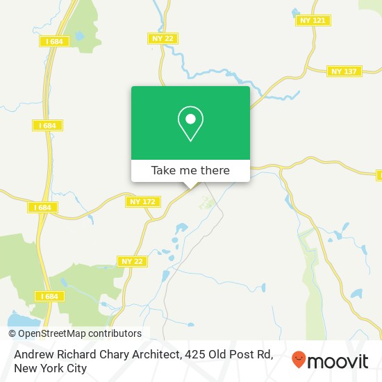 Andrew Richard Chary Architect, 425 Old Post Rd map