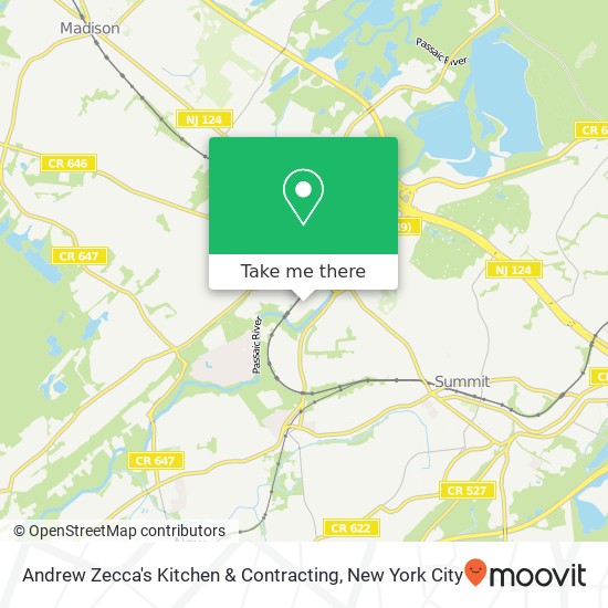 Mapa de Andrew Zecca's Kitchen & Contracting
