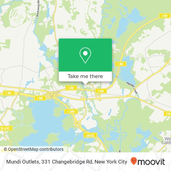 Mundi Outlets, 331 Changebridge Rd map