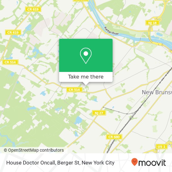 Mapa de House Doctor Oncall, Berger St