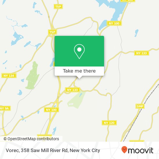 Mapa de Vorec, 358 Saw Mill River Rd