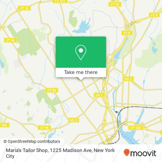 Mapa de Maria's Tailor Shop, 1225 Madison Ave