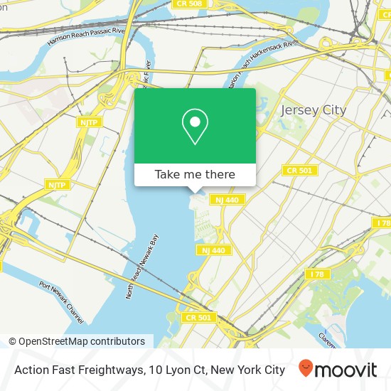 Action Fast Freightways, 10 Lyon Ct map