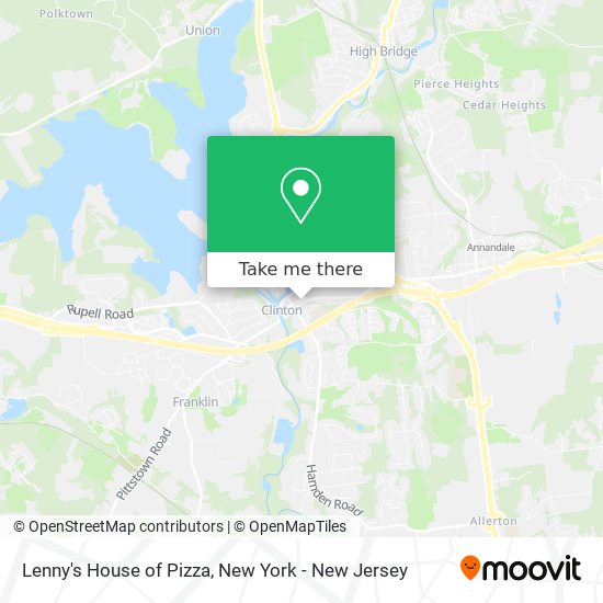 Lenny's House of Pizza map