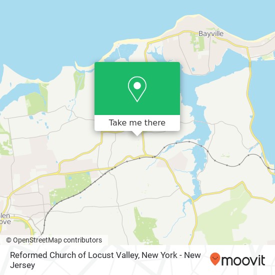 Reformed Church of Locust Valley map