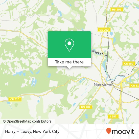Harry H Leavy map