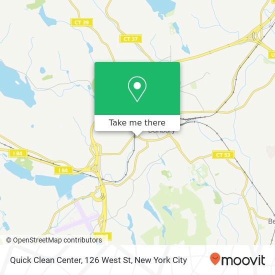 Mapa de Quick Clean Center, 126 West St