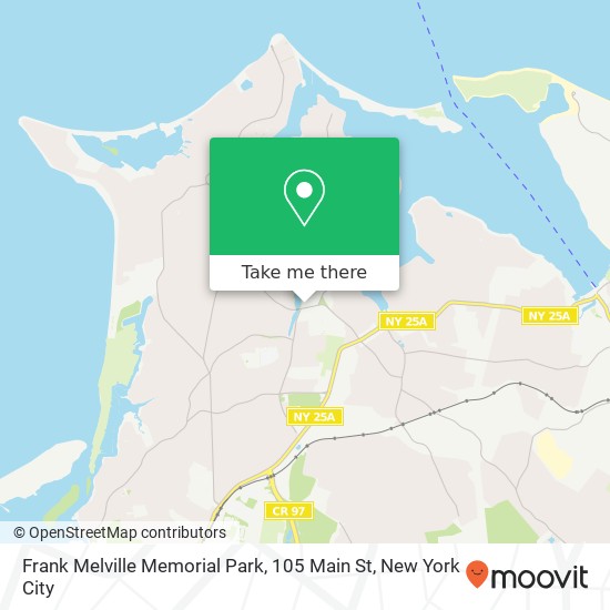 Mapa de Frank Melville Memorial Park, 105 Main St