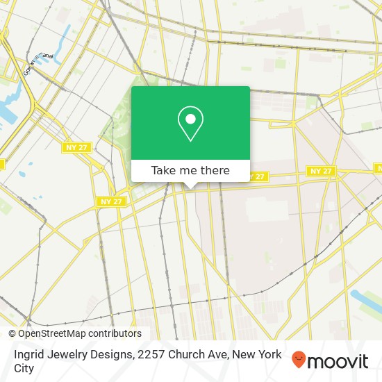 Ingrid Jewelry Designs, 2257 Church Ave map