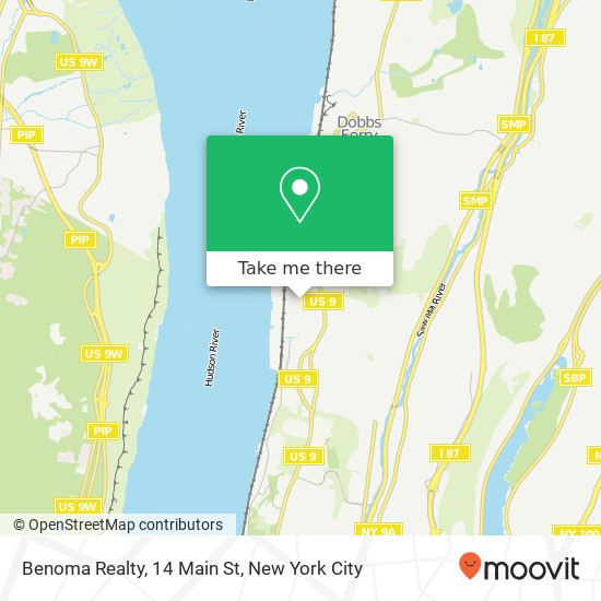 Benoma Realty, 14 Main St map