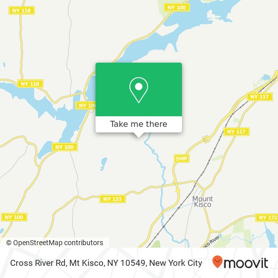 Mapa de Cross River Rd, Mt Kisco, NY 10549