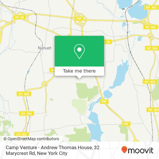 Mapa de Camp Venture - Andrew Thomas House, 32 Marycrest Rd