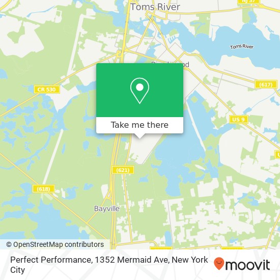 Perfect Performance, 1352 Mermaid Ave map