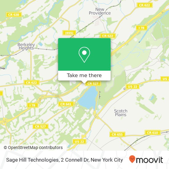 Mapa de Sage Hill Technologies, 2 Connell Dr