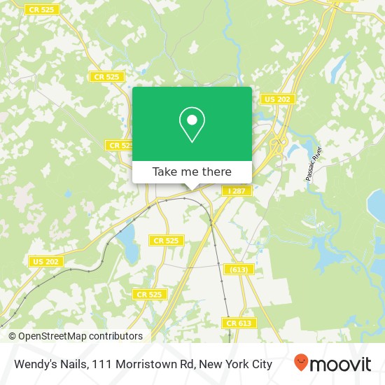 Wendy's Nails, 111 Morristown Rd map