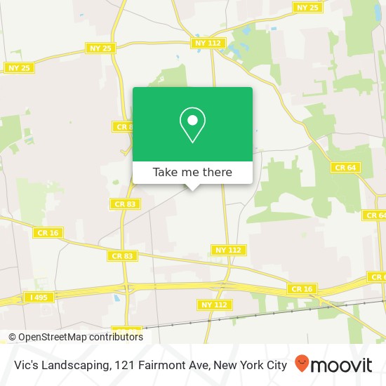Vic's Landscaping, 121 Fairmont Ave map
