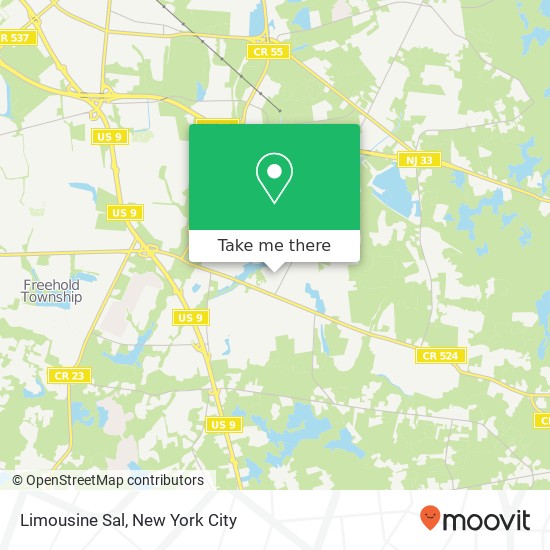 Limousine Sal map