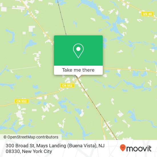 300 Broad St, Mays Landing (Buena Vista), NJ 08330 map