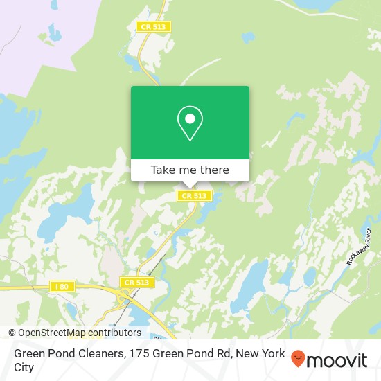 Green Pond Cleaners, 175 Green Pond Rd map