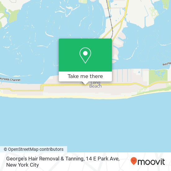 George's Hair Removal & Tanning, 14 E Park Ave map