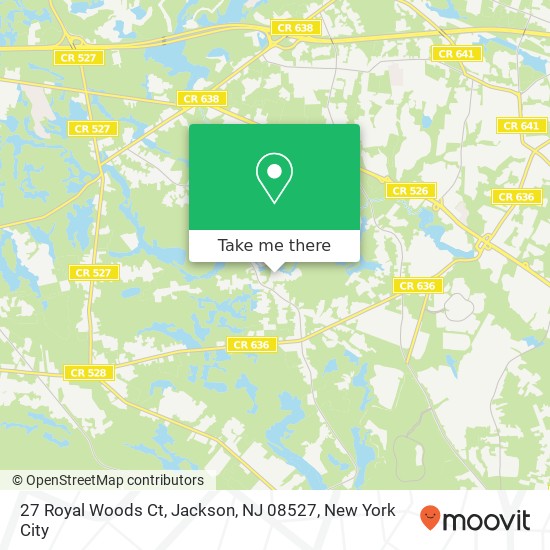 27 Royal Woods Ct, Jackson, NJ 08527 map