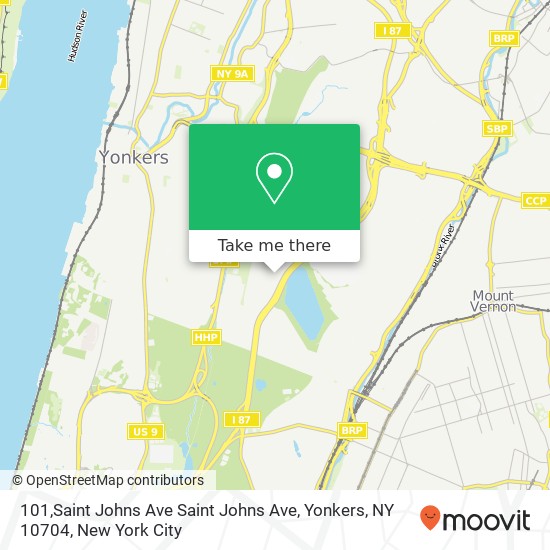 101,Saint Johns Ave Saint Johns Ave, Yonkers, NY 10704 map