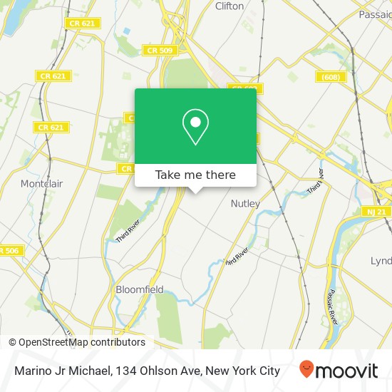 Mapa de Marino Jr Michael, 134 Ohlson Ave