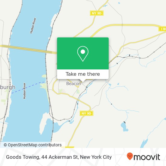 Mapa de Goods Towing, 44 Ackerman St