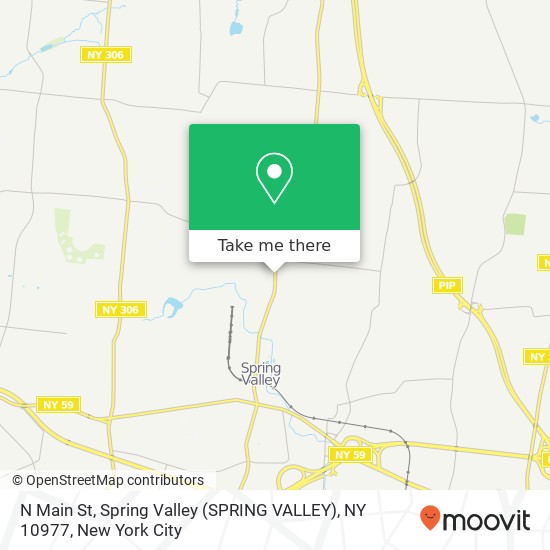 Mapa de N Main St, Spring Valley (SPRING VALLEY), NY 10977