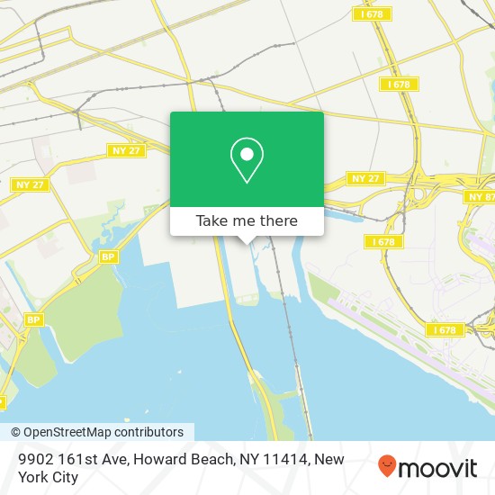 Mapa de 9902 161st Ave, Howard Beach, NY 11414