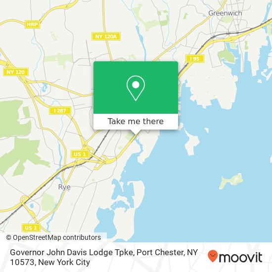 Mapa de Governor John Davis Lodge Tpke, Port Chester, NY 10573