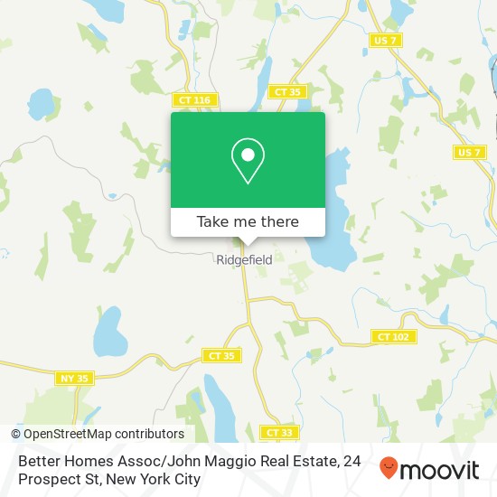 Mapa de Better Homes Assoc / John Maggio Real Estate, 24 Prospect St