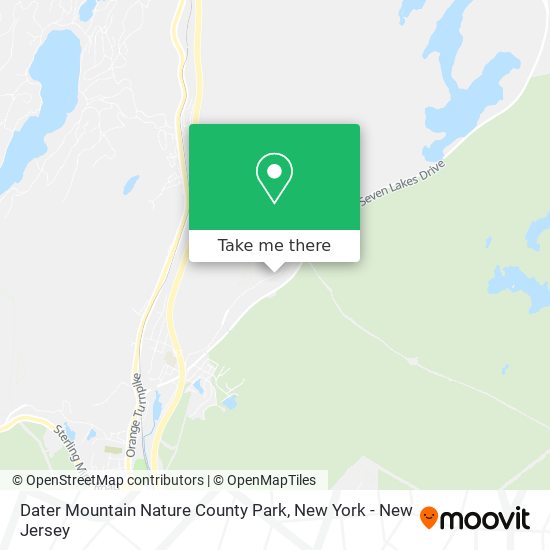 Dater Mountain Nature County Park map